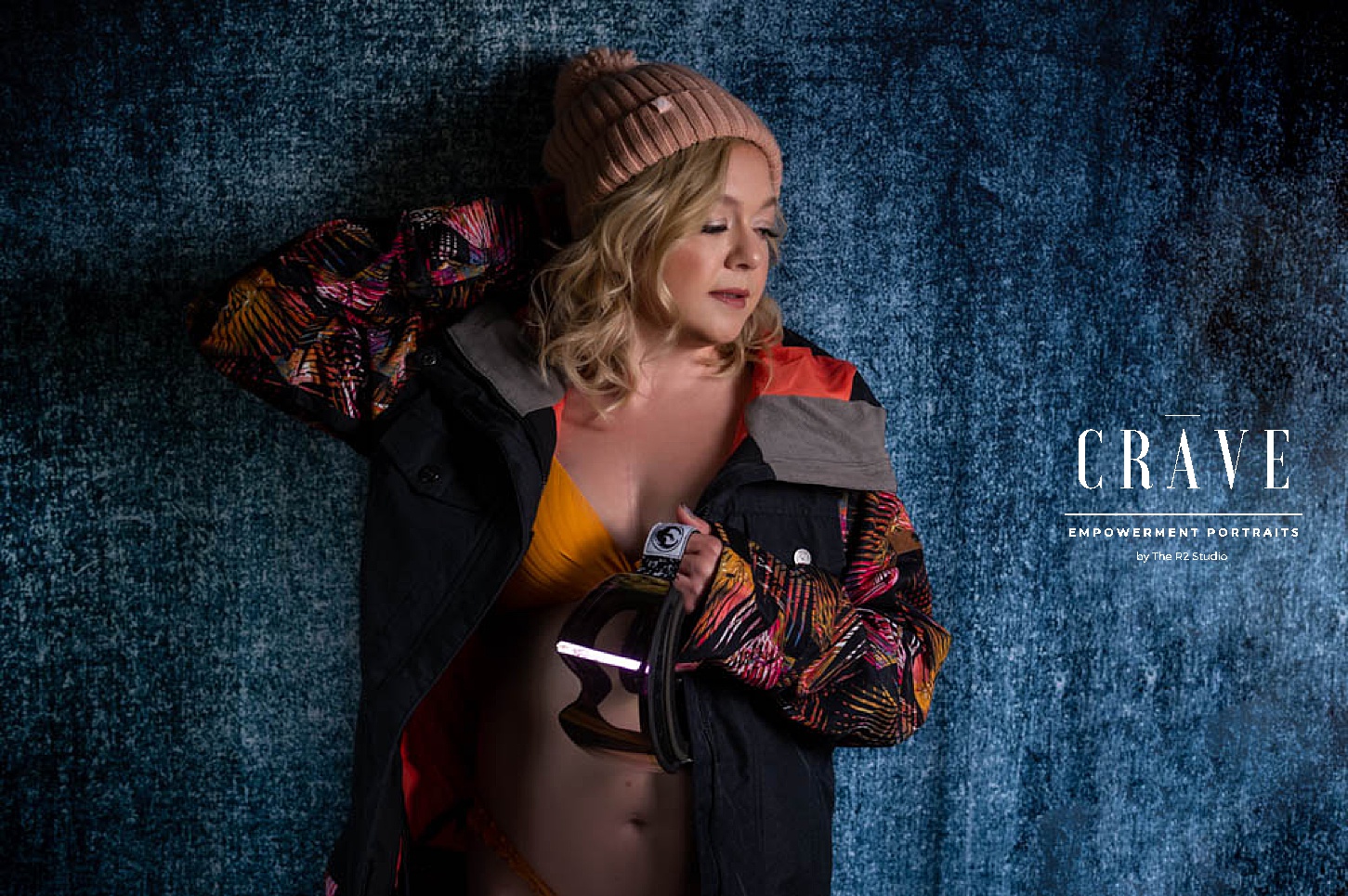 snowboard boudoir photos in bellingham